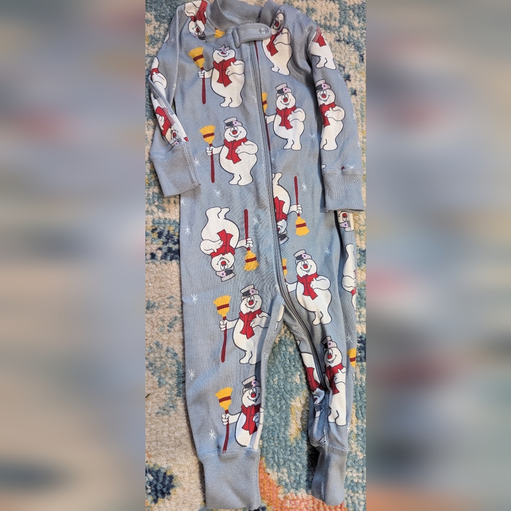 Frosty the snowman Hanna Andersson PJs 6-12m